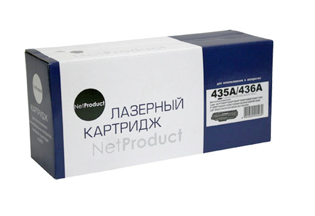 Картридж NetProduct (N-CB435A/CB436A/CE285A) для HP LJ P1005/P1505/Canon 725, Универс., 2K (П/У)