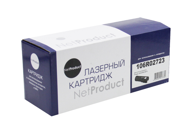 Тонер-картридж NetProduct (N-106R02723) для Xerox Phaser 3610/WC3615, 14,1K