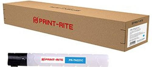 Картридж лазерный Print-Rite TFK669CPRJ PR-TN221C TN221C голубой (25000стр.) для Konica Minolta bizhub C221/C221S/C224/C227/C281/284/C287/C364