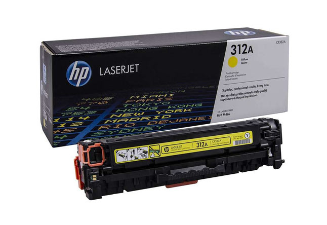 Картридж HP CLJ Pro MFP M476dn/dw/nw (O) №312A, CF382A, Y, 2,7К