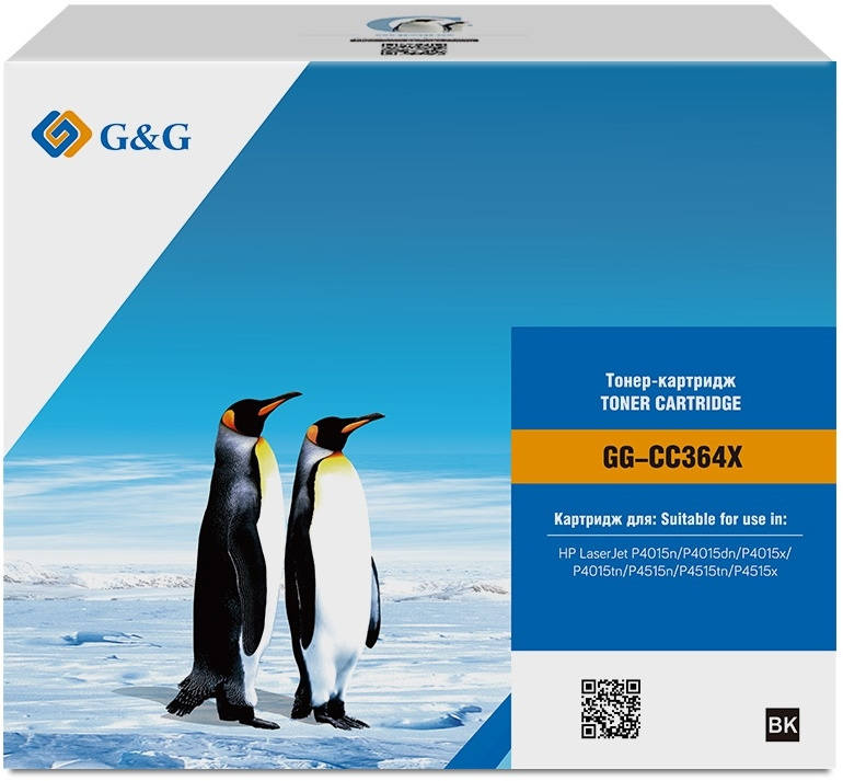 Картридж лазерный G&amp;amp;G GG-CC364X черный (24000стр.) для HP LJ P4015/P4515