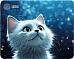 Коврик для мыши Cactus White Cat 220x180x2мм (CS-MP-P06XS)