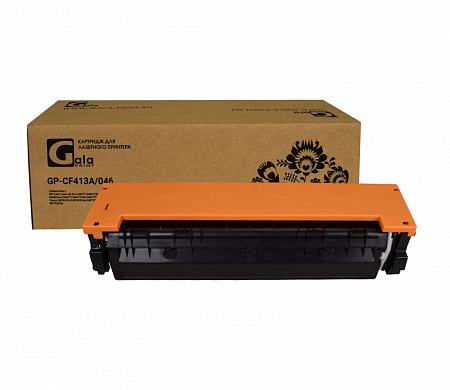 Картридж GP-CF413A/046 (№410A) для принтеров HP Color LaserJet Pro CM377/CM377dw/CM452/CM452dn/CM452nw/CM477/CM477fdw/CM477fdw/CM477fnw/Canon LBP654Cx/LBP653Cdw/MF735Cx/MF734Cdw/MF732Cdw Magenta 2300 копий GalaPrint