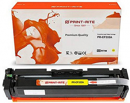 Картридж лазерный Print-Rite TFH932YPU1J PR-CF532A CF532A желтый (900стр.) для HP LJ M180n/M181fw