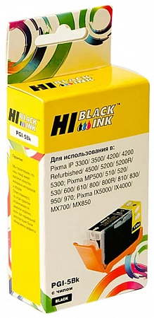 Картридж Hi-Black (HB-CLI-8Bk) для Canon PIXMA iP4200/iP6600D/MP500, Bk (уцен.срок годности)