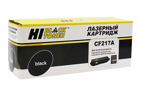 Тонер-картридж Hi-Black (HB-CF217A) для HP LJ Pro M102a/MFP M130, 1,6K (с чипом)