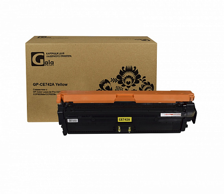 Картридж GP-CE742A (№307A) для принтеров HP Color LaserJet Pro CCP5225/CCP5225dn/CCP5225n Yellow 7300 копий GalaPrint