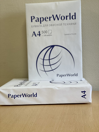 Бумага для печати А4 Paper World, 100 г/м², 500 л.