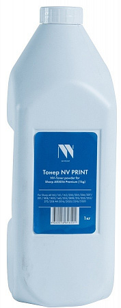 Тонер NV PRINT for Sharp AR5016/AR160/161/163/200/205/206/207/201/1818/1820/160/205/2818/215/235/255/275/208 /AR-5016/5020/5316/5320/AR280/300/350/450/420/250/280/286/336/337/405/407/550/620/700/850/1100 Premium (1KG)  (бутыль) [new]