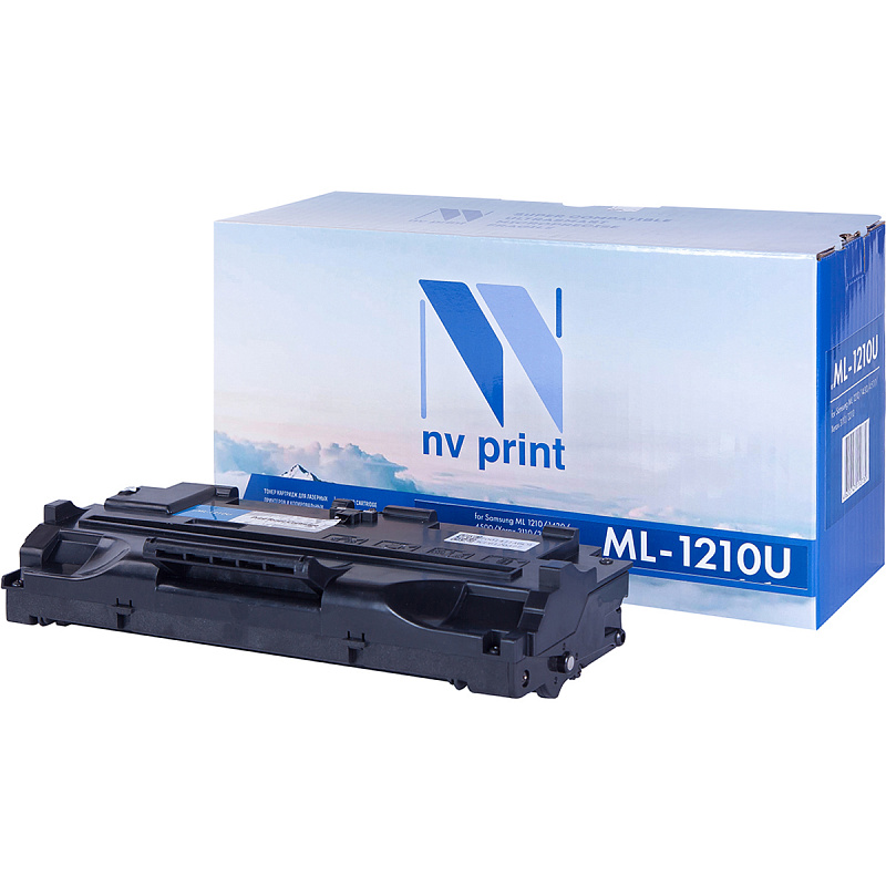 Картридж NVP совместимый NV-ML-1210 UNIV для Samsung ML 1010/ 1020M/ 1200/ 1210/ 1210Z/ 1220/ 1220M/ 1220MR/ 1250/ 1250Z/ 1430/ Xerox Phaser 3110/ 3210/ Ricoh H293/ Lexmark E20 (2500k)