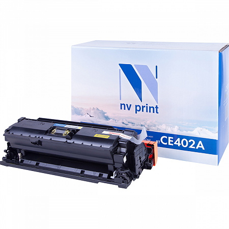 Картридж NVP совместимый NV-CE402A Yellow для HP Color LaserJet 500 M575dn/ 500 M575f/ M575c/ 500 M551dn/ 500 M551n/ 500 M551xh/ 500 M570dn/ 500 M570dw (6000k)