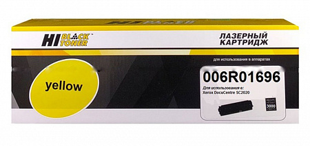 Тонер-картридж Hi-Black (HB-006R01696) для Xerox DocuCentre SC2020, Y, 3K П/У