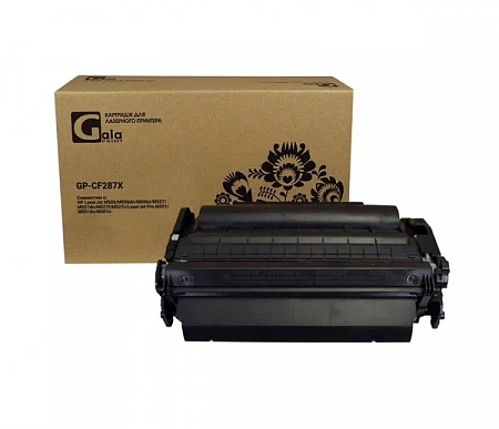 Картридж GP-CF287X/041H (№87X) для принтеров HP LaserJet M506/M506dn/M506x/M527/M527dn/M527f/M527c/LaserJet Pro M501/M501dn/M501n/Canon i-SENSYS LBP-312/LBP-312x 18000 копий GalaPrint