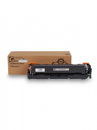 Картридж GP-W2212X (№207X) для принтеров HP Color LaserJet Pro M255dw/M282nw/M283fdn/M283fdw Yellow 2450 копий GalaPrint