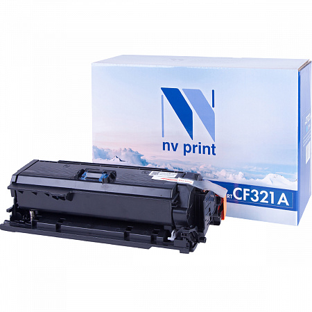 Картридж NVP совместимый NV-CF321A Cyan для HP Color LaserJet M680dn/ M680f/ M680z (16500k)