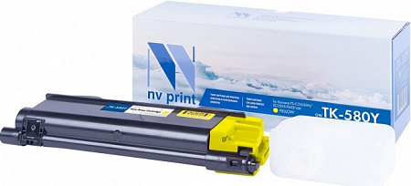 Картридж NVP совместимый NV-TK-580 Yellow для Kyocera Ecosys P6021/ P6021cdn/ FS C5150/ C5150DN (2800k) [new]