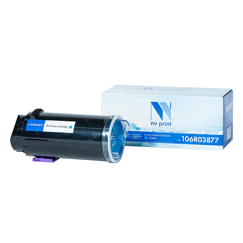 Тонер-картридж NVP совместимый NV-106R03877 Cyan для Xerox VersaLink C500/C505 (2400k)