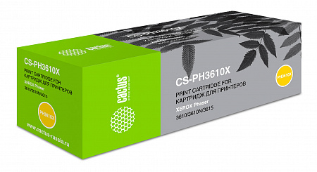 Картридж лазерный Cactus CS-PH3610X 106R02723 черный (14100стр.) для Xerox Phaser 3610/3610N/3615