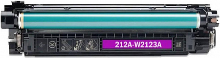 Картридж лазерный G&amp;G 212A GG-W2123A пурпурный (4500стр.) для HP Color LJ M554/M555/578 Enterprise