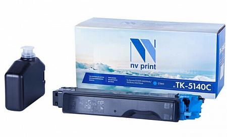 Картридж NVP совместимый NV-TK-5140 Cyan для Kyocera ECOSYS M6030cdn/ M6530cdn/ P6130cdn (5000k) [new]