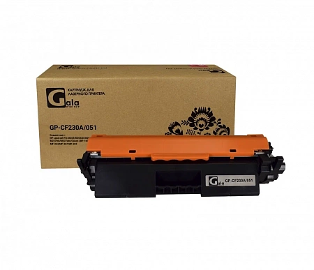 Картридж GP-CF230A (№30A) для принтеров HP LaserJet Pro M203/M203dn/M203dw/M227/M227fdn/M227fdn/M227sdn 1600 копий GalaPrint