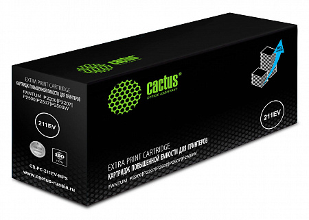 Картридж лазерный Cactus CS-PC-211EV-MPS черный (6000стр.) для Pantum P2200/P2207/P2500/P2507/P2500W/M6500/M6550/M6607