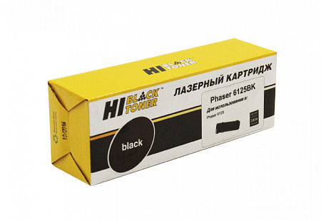 Тонер-картридж Hi-Black (HB-106R01338/106R01334) для Xerox Phaser 6125, Восстанов., Bk, 2K