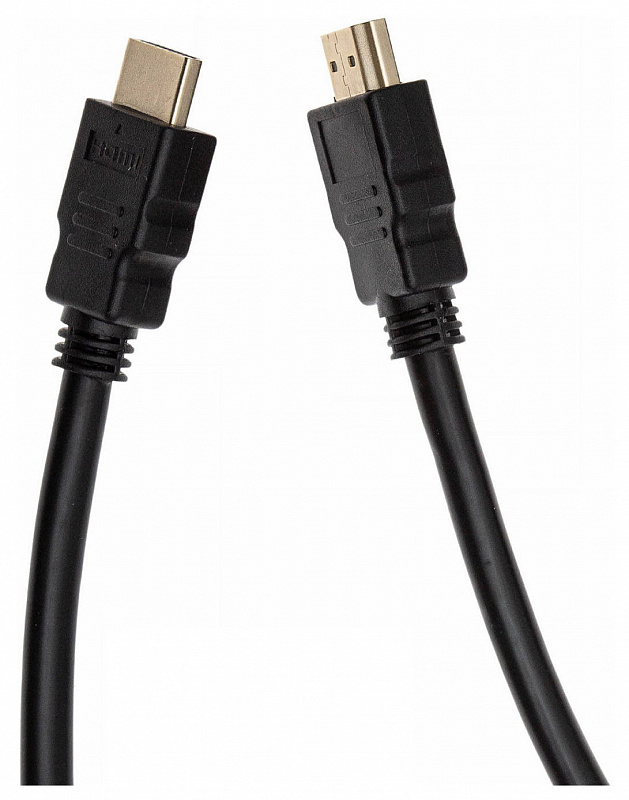 Кабель аудио-видео Cactus CS-HDMI.1.4-1.5 HDMI (m)/HDMI (m) 1.5м. позолоч.конт. черный