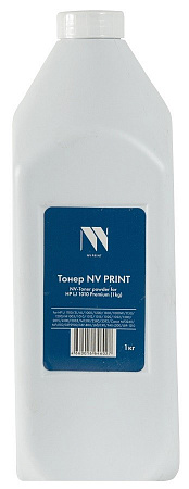 Тонер NV PRINT for  HP LJ 1100/5L/6L/1000/1200/1300/1000W/1150/1200/M1005/1010/1012/1015/1020/1022/1300/2015/4100/2035/M1319/3390/3392/Canon MF3240/MF4150/LBP2900/LBP-800/L60/L90/FAX-L200/LBP-1210 Premium (1KG) (бутыль) [new]