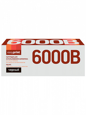 Тонер-картридж EasyPrint LX-6000B для Xerox Phaser 6000/6010N/WorkCentre 6015 (2000 стр.) черный, с чипом 106R01634