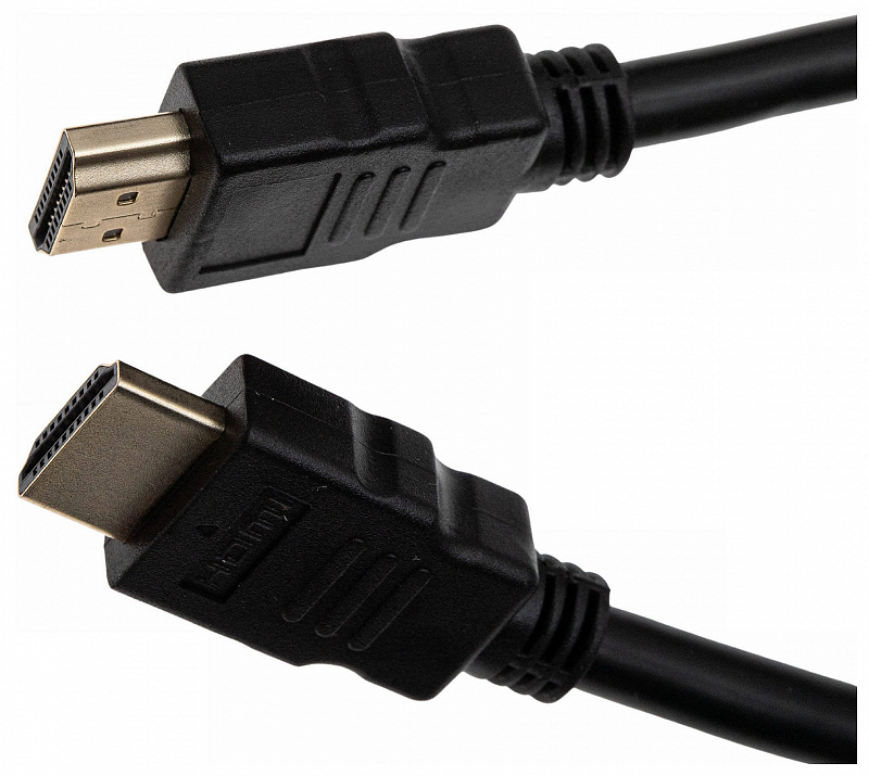 Кабель аудио-видео Cactus CS-HDMI.1.4-1.8 HDMI (m)/HDMI (m) 1.8м. позолоч.конт. черный