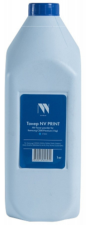 Тонер NV PRINT for Samsung C300/CLP300/300N/350N/2160/2160N/3160/3160N/XEROX6110/6115/310/315W/CLX3175FN Premium (1KG) Cyan [new]