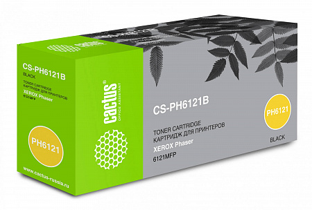 Картридж лазерный Cactus CS-PH6121B 106R01476 черный (2600стр.) для Xerox Phaser 6121/6121mfp/6121MFPD