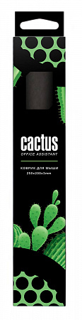 Коврик для мыши Cactus Black Mesh 250x200x3мм (CS-MP-D02S)