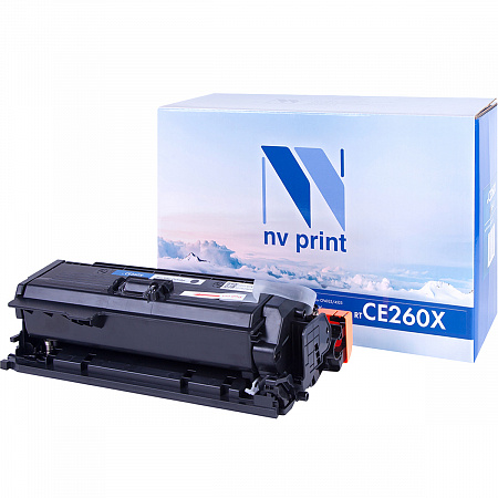 Картридж NVP совместимый NV-CE260X Black для HP Color LaserJet CP4525dn/ CP4525n/ CP4525xh (17000k)