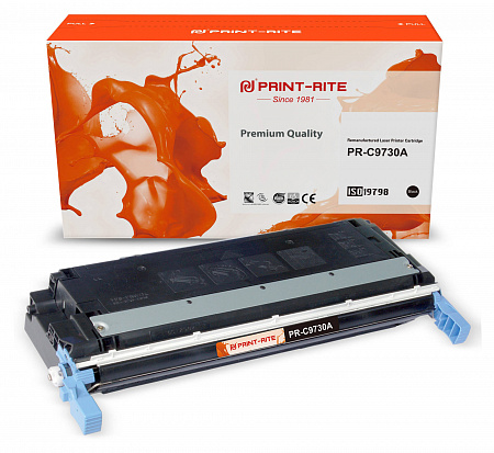 Картридж лазерный Print-Rite TRH214BPU1J PR-C9730A C9730A черный (13000стр.) для HP CLJ 5500/5550