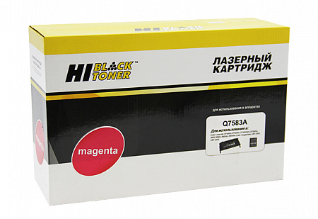 Картридж Hi-Black (HB-Q7583A) для HP CLJ 3800/CP3505/Canon MF8450, Восстановленный, M, 6K