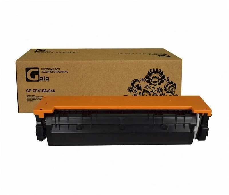 Картридж GP-CF410A (№410A) для принтеров HP Color LaserJet Pro CM377/CM377dw/CM452/CM452dn/CM452nw/CM477/CM477fdw/CM477fdw/CM477fnw Black 2300 копий GalaPrint