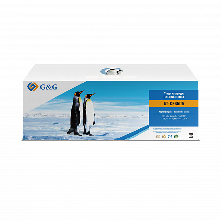 Картридж лазерный G&amp;G GG-CF350A черный (1300стр.) для HP CLJ Pro MFP M176/M176FN/M177/M177FW