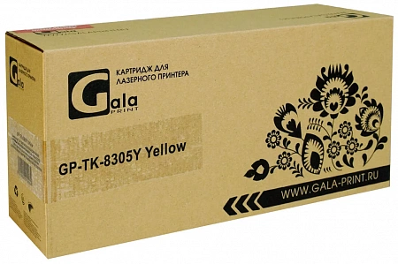 Тонер-туба GP-TK-8305Y для принтеров Kyocera TASKalfa 3050/3051/3550/3551 Yellow 15000 копий GalaPrint