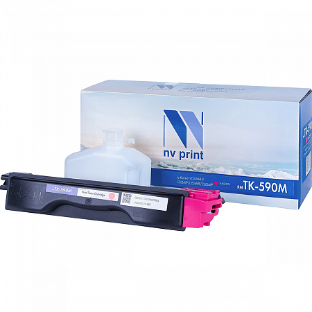 Картридж NVP совместимый NV-TK-590 Magenta для Kyocera FS-C5250DN/ C2026MFP/ C2026MFP+/ C2126MFP/ C2126MFP+/ C2526MFP/ C2626MFP/ Ecosys P6026cdn (5000k)