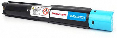 Картридж лазерный Print-Rite TFXACWCPRJ PR-106R01570 106R01570 голубой (17200стр.) для Xerox Phaser 7800