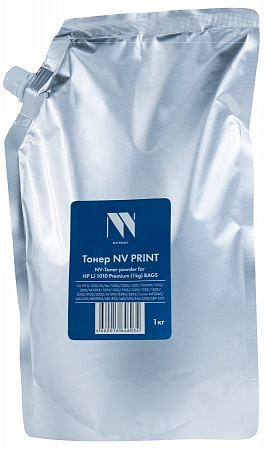 Тонер NV PRINT for HP LJ 1100/5L/6L/1000/1200/1300/1000W/1150/1200/M1005/1010/1012/1015/1020/1022/1300/2015/4100/2035/M1319/3390/3392/Canon MF3240/MF4150/LBP2900/LBP-800/L60/L90/FAX-L200/LBP-1210 Premium (1KG) (пакет) [new]