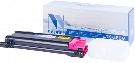 Картридж NVP совместимый NV-TK-580 Magenta для Kyocera Ecosys P6021/ P6021cdn/ FS C5150/ C5150DN (2800k) [new]