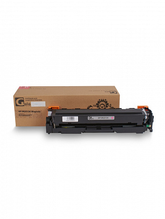 Картридж GP-W2213X (№207X) для принтеров HP Color LaserJet Pro M255dw/M282nw/M283fdn/M283fdw Magenta 2450 копий GalaPrint