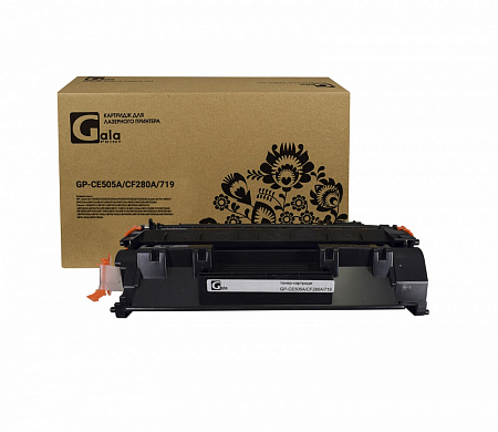 Картридж GP-CE505A/CF280A/719 (№05A №80A) для принтеров HP LaserJet P2030/P2035/P2035n/P2055/P2055d/P2055dn/LaserJet Pro M401/M401dne/M401a/M401d/M401dn/M401dw/M425/M425dn/M425dw/Canon i-SENSYS LBP251/LBP252/LBP253/LBP6300/LBP6310/LBP6650/LBP6670/LBP6680/